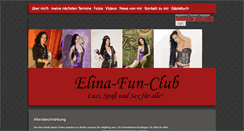 Desktop Screenshot of elina-fun-club.com