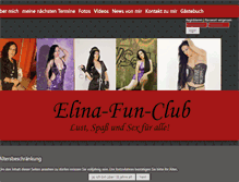 Tablet Screenshot of elina-fun-club.com